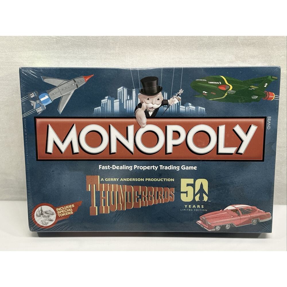 Monopoly ThunderBirds 50 Years Limited Edition New Sealed